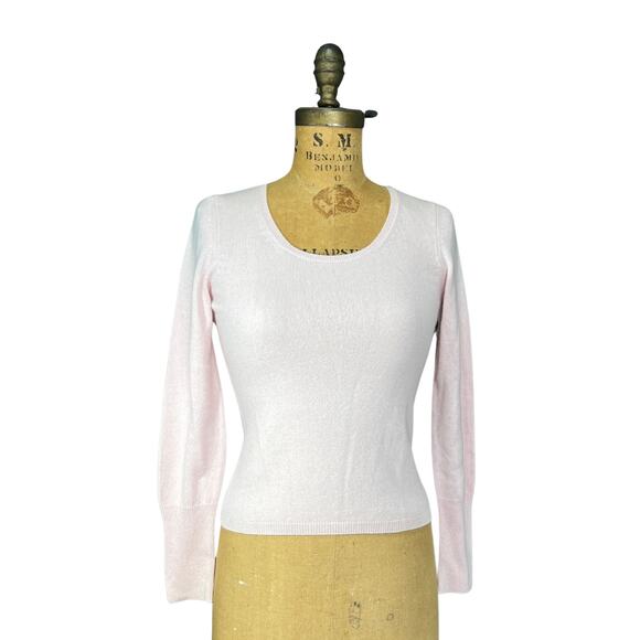 Eric Bompard Pale Pink Cashmere Sweater - Picture 2 of 9